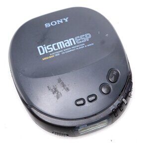 Vintage Sony Discman D-242CK Portable CD Player -Music Old Tech Tested & Working